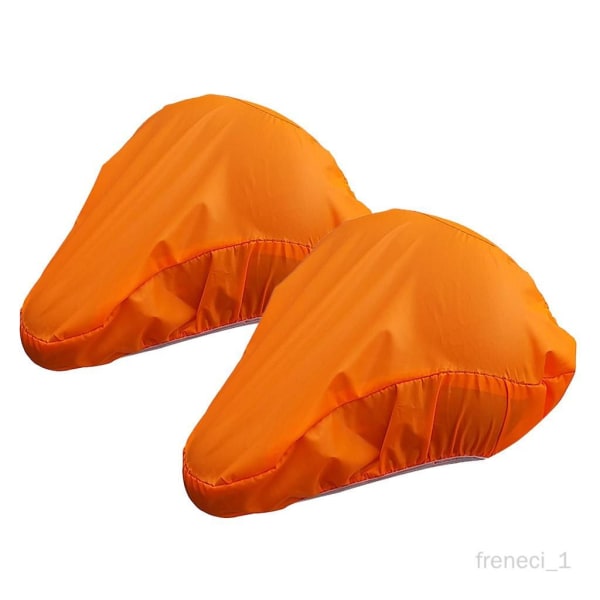 2x Anti-Dust Cover for sykkelsete oransje
