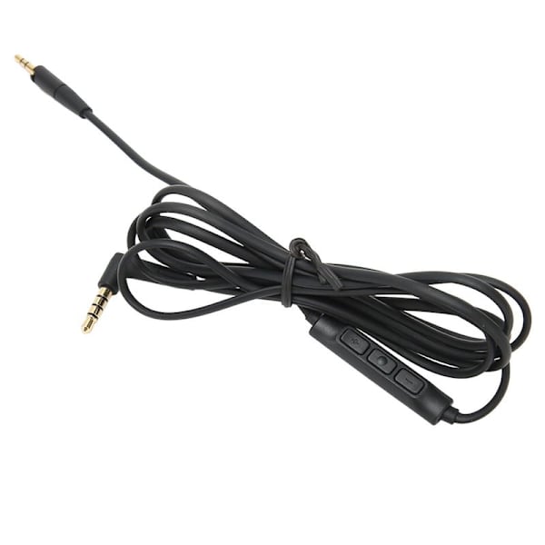 Udskiftningshovedtelefonkabel med mikrofonvolumenkontrol