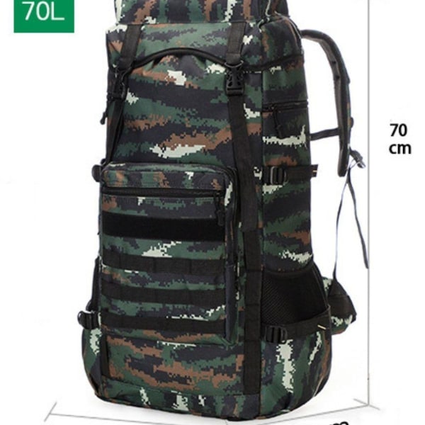 Klätterryggsäck herrars kapacitet 70 liter bagage ryggsäck utomhus rese ryggsäckar