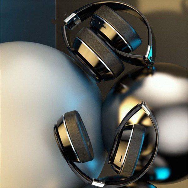 Bluetooth-headset trådlösa hopfällbara brusreducerande hörlurar