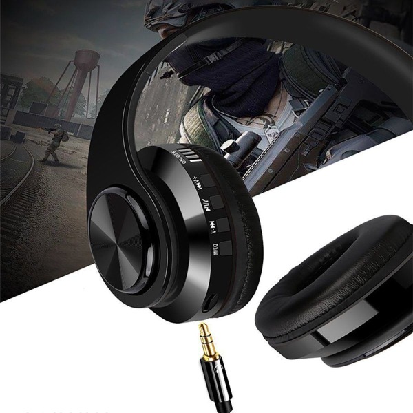 Bluetooth-headset trådlösa hörlurar för mobiltelefon stereo-hörlurar