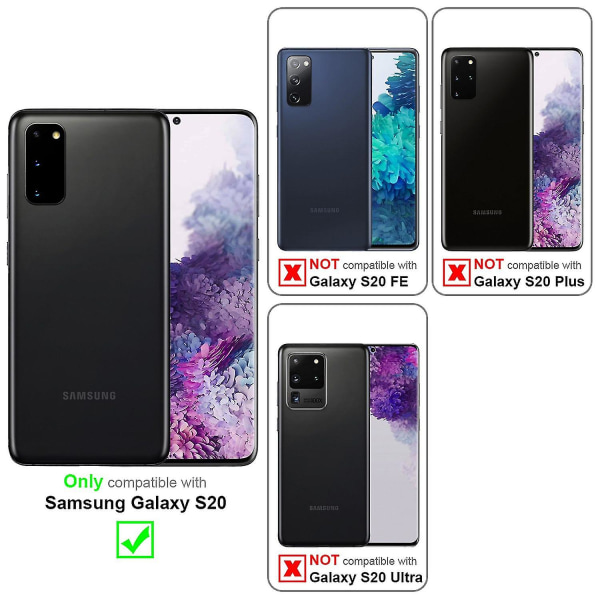Galaxy S20 -kotelokotelo - Korttipaikoilla ja jalustatoiminnolla