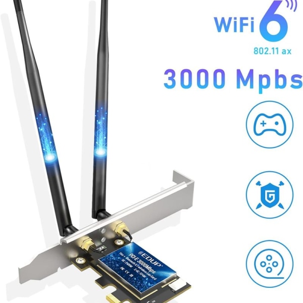 WiFi 6-Karte Bluetooth 5.1 AX 3000 Mbit/s AX200 Dualband