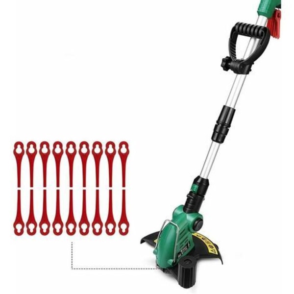 ?€ Reservedeler ?€'Sett med 100 kniver for Florabest LIDL FRTA 20 A1, FAT 18B2, FAT 18B3 Gresstrimmer