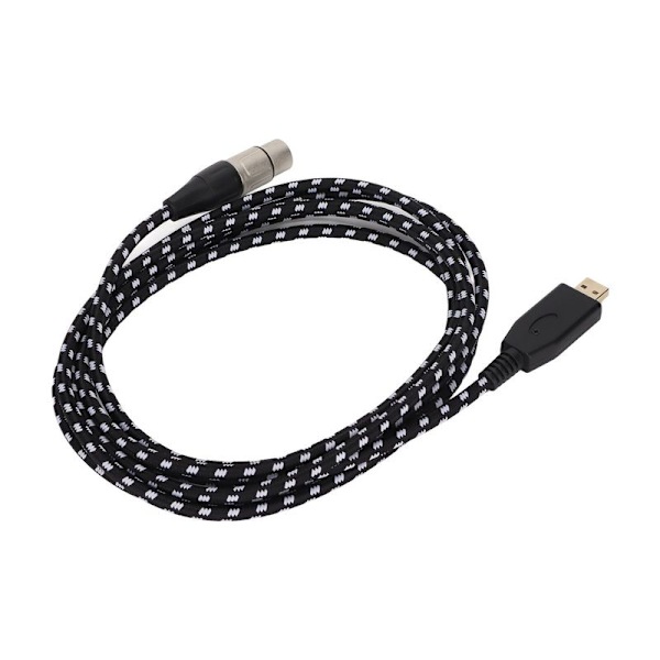 USB-mikrofonkabel, USB till XLR-hona, 3-stiftskabel för