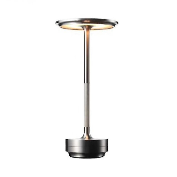 Trådløs skrivebordslampe dimbar vanntett metall usb oppladbar skrivebordslampe-1 stk