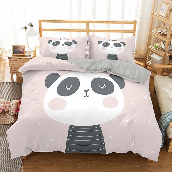 Xm-18# 3d Panda Eläin Söpö Sarja Peitto Päällinen Kolmiosainen Sarja Neljäosainen Sarja