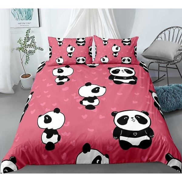 Xm-2# 3d Panda Animal Cute Kit Peittosetti Kolmiosainen Sarja Neljäosainen Sarja