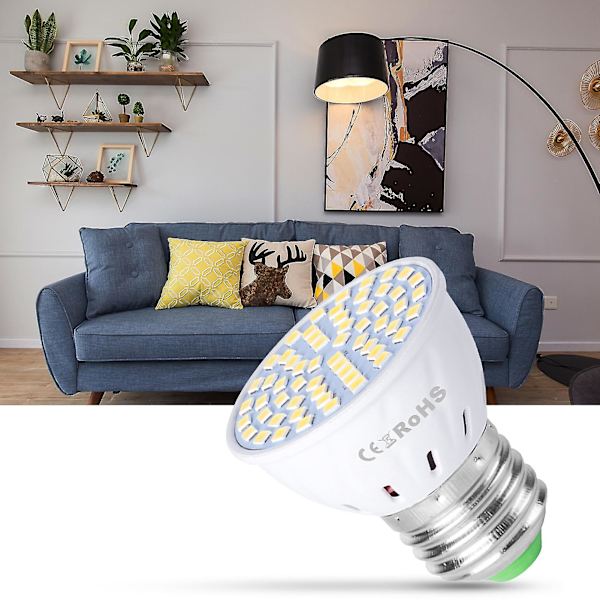 Glödlampa Icke-dimmbar Hög Ljusstyrka 48/60/80 Led E27/e26 Hushåll Energisparande Lampa