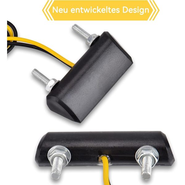 Universell LED-skyltbelysning för motorcykel 12V Mini Micro Skyltbelysning Motorcykelbelysning