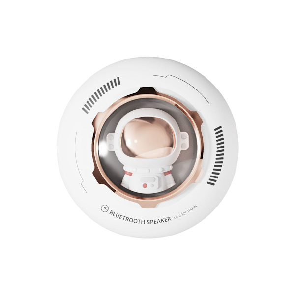 Söt tecknad mini trådlös Bluetooth-headset rymdkapsel stereo