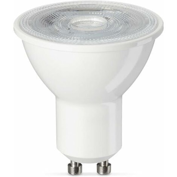 Sæt med 10 LED-spotlygter GU10 5W (50 W ækvivalent) Varm hvid Ikke-dæmpbar intensitet [Energiklasse F], GU.B/god