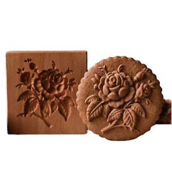 Træ Cookie Form Udskåret Træ Peberkage Form Peberkage Køkken