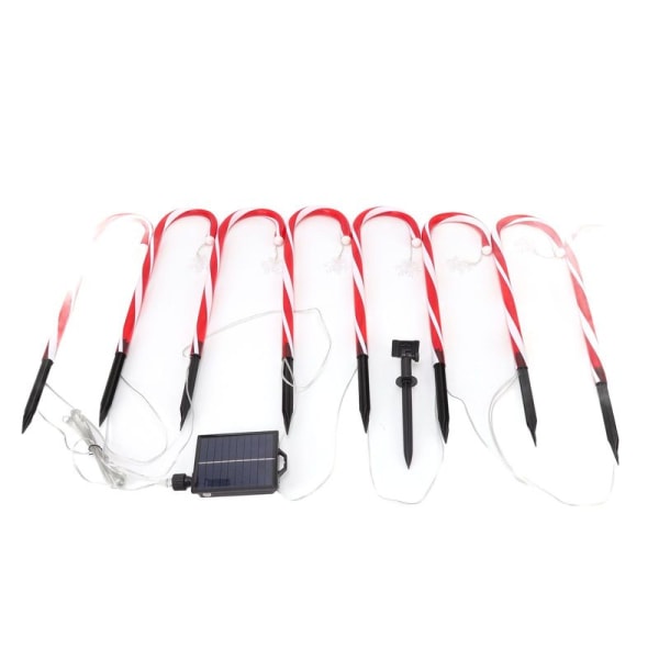 Julegodteri Stokk Lys 1 for 8 Solar Candy Cane Way