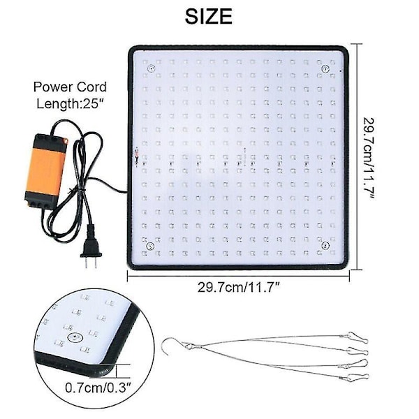 1500w Vekstlys for innendørs planter Strømsparende Full Spectrum LED-lys