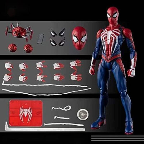 Spiderman Actionfigur Uppgraderad Dräkt Kontorsdekoration