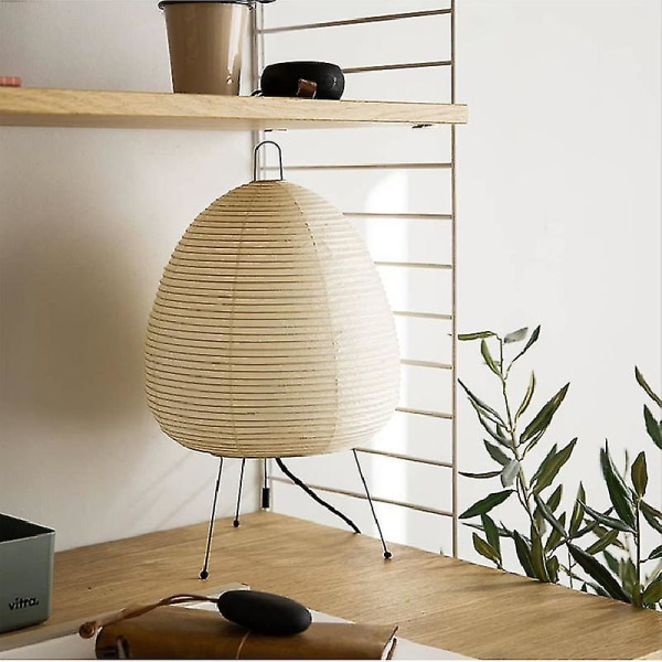 Japansk rispapperslykta LED bordslampa vardagsrum sovrum säng studie hotell homestay konst kreativ inredning stativ golvlampa