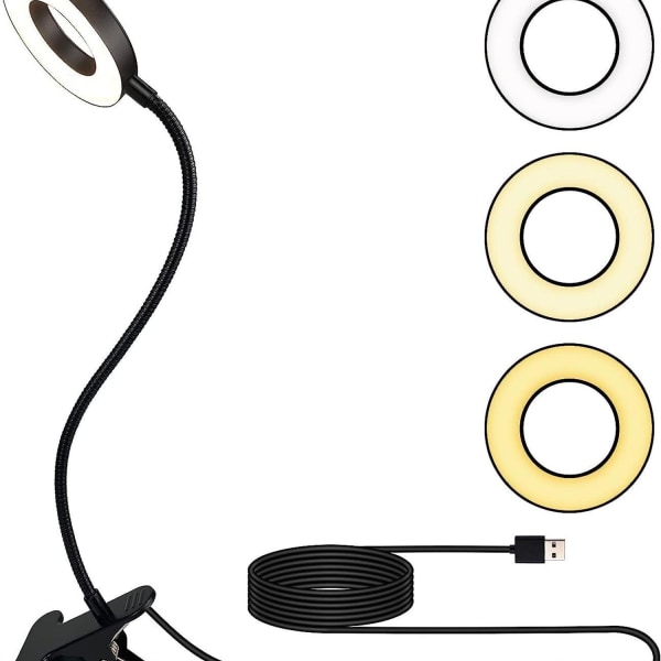 10W:n LED-pöytävalaisin: Joustava, 3 tilaa ja 10 kirkkaustasoa