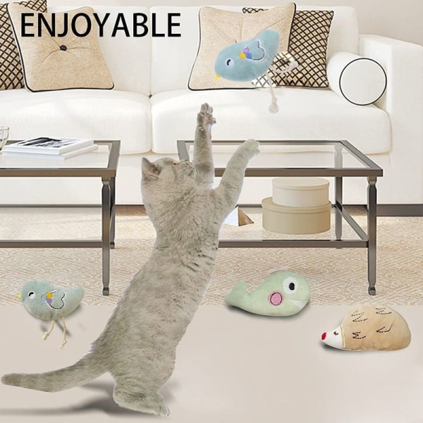 Pcs Catnip Leksaker, Söta Katt Leksak Mjuk Plysch Leksak Style1