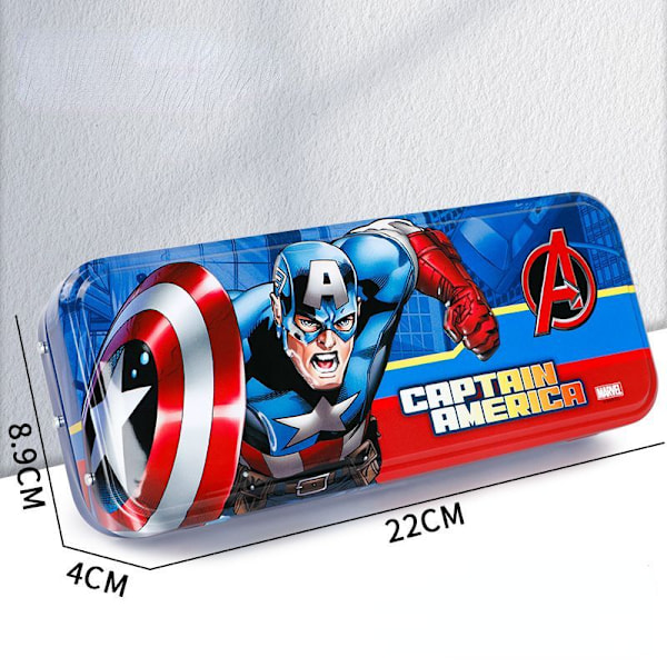 Captain America Metall Pennfodral Spider Man Trelagers Pennfodral
