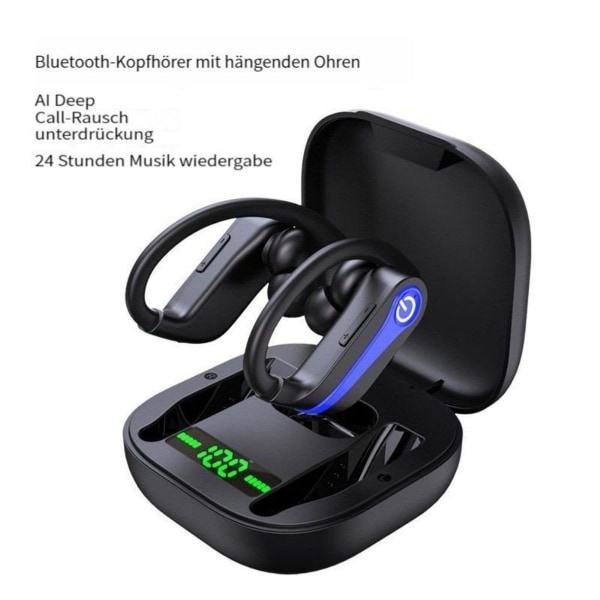 To par med in-ear Bluetooth-støydempende hodetelefoner