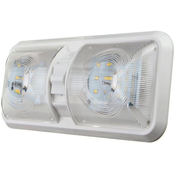 48Led 2835 Smd Taklampe Dobbel Innendørsbelysning for Campingvogn Campingbil