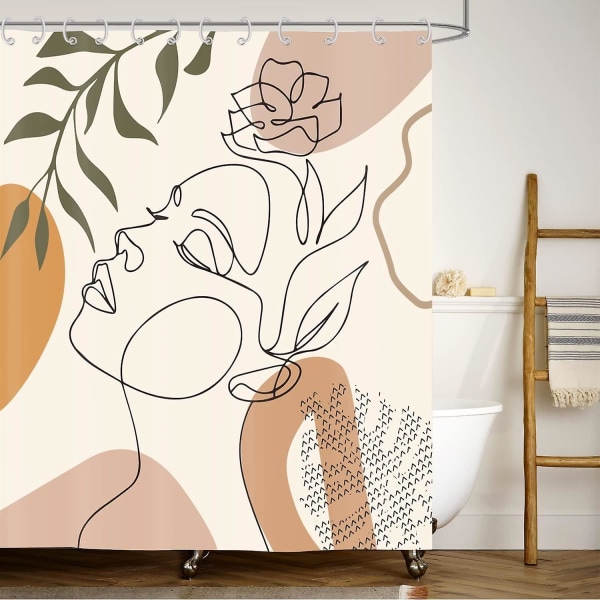 Bruseforhæng 180x200cm boheme vandtæt bruseforhæng