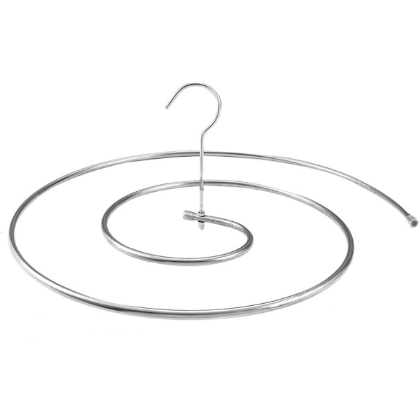 Multifunktionel spiral tørrestativ, pladsbesparende rund dyneark 20KG rustfrit stål til udendørs opbevaringsbøjle indendørs altan