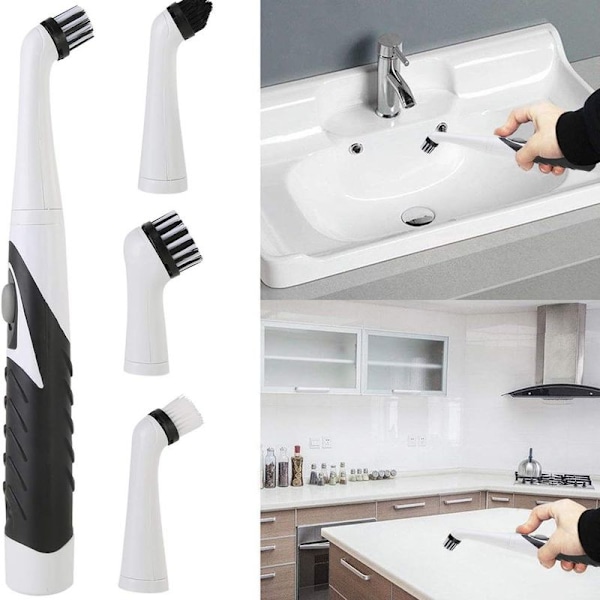 Sonic Scrubber 4 in 1 sähköinen puhdistusharja, puhdistusharja
