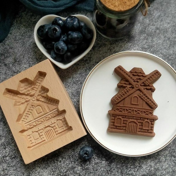 Træ Cookie Form Udskåret Træ Peberkage Form Peberkage Køkken