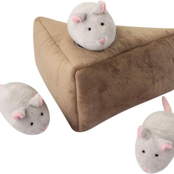 Pipig hund leksak hållbar interaktiv mus