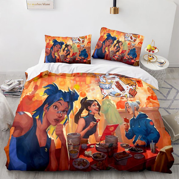 Fear of contract-11 # Fearless contract stereo print 90g brushed digital print 3d set quilt cover three piece set set