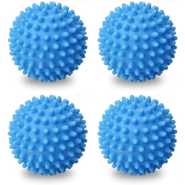 Sæt med 4 tørretumblerbolde, vaskebold fremskynder tørring Genanvendelig tørretumblerbold Tørretumblerbold til vaskemaskine