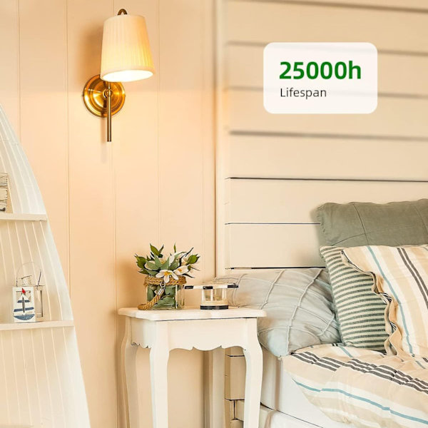 E27 LED-pære varm hvit, 10W LED-pære erstatning for 60W lyspære