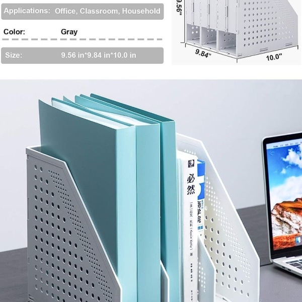 Magasinholder Foldbar Magasinholder Skrivebordsarrangør