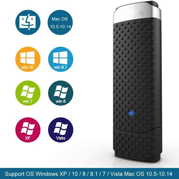 USB 3.0 WiFi-sovitin AC1300Mbps tietokoneelle, langaton verkko