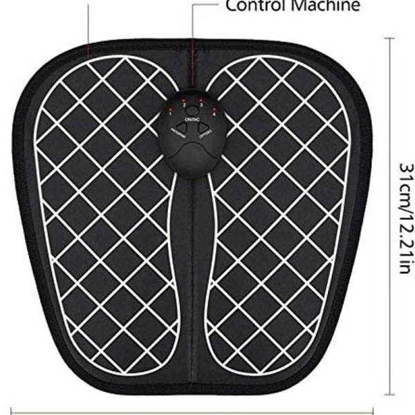 Fot Stim Pro Fysioterapi Massagematta Fällbar Bärbar Elektrisk Massagematta M