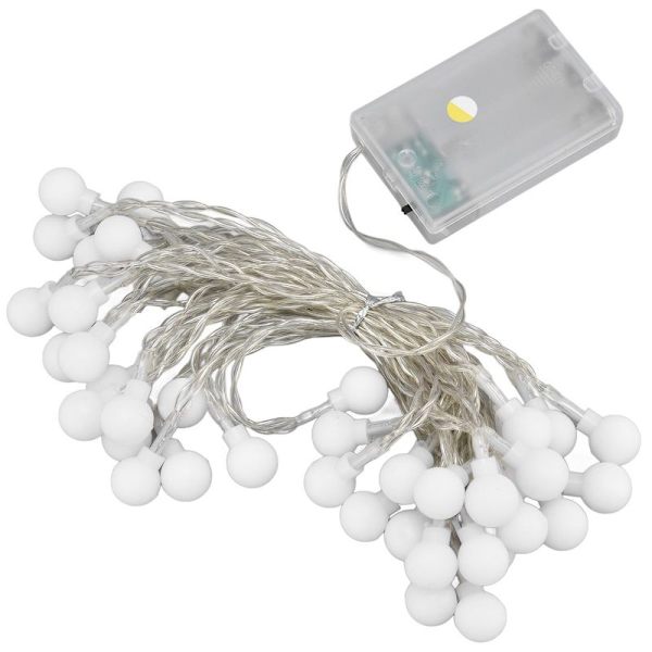 6M 40LED Globe String Light 2 Mode Vattentät Bröllop