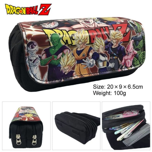 Anime Dragon Ball Z Graffiti Blyantveske Goku Penner Skrivesaker Lommebok 20x9x6,5