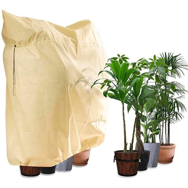 Plantebeskyttelse til vinter, frostbeskyttelse potteplante stor pose, potteplante, vinter