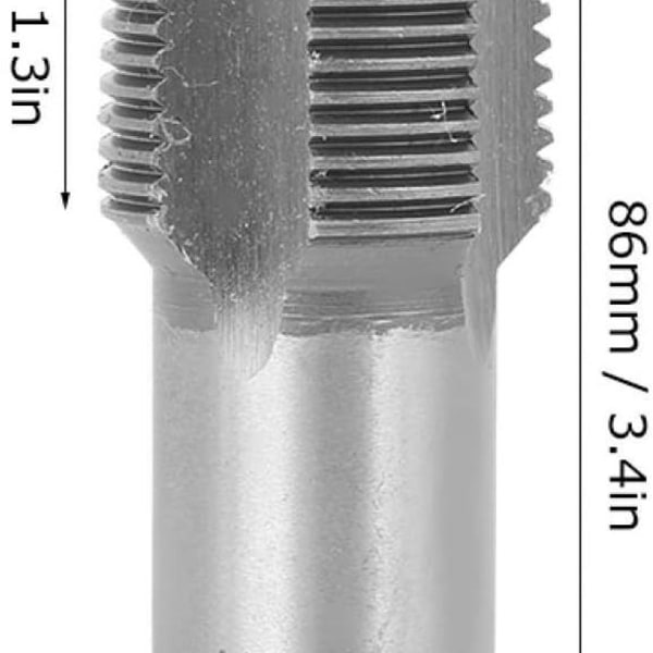 3/4\" NPT rørgjenge, gjenge reparasjonsmaskin HSS sølv standard gjengegjenge