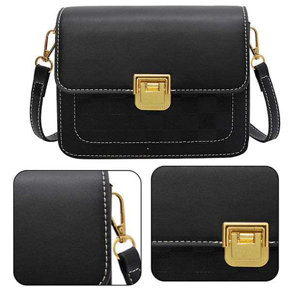 Joker Fashion Axelväska Röd Kuvert Mini Pu Handväska Ny Nisch Design Hinkväska
