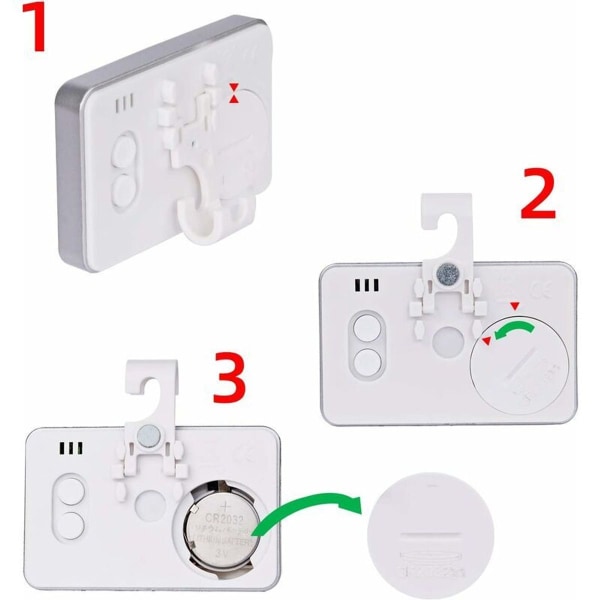 3X Kylskåpstermometer Digital Termometer Frys Termometer Kylskåp Rum Wa
