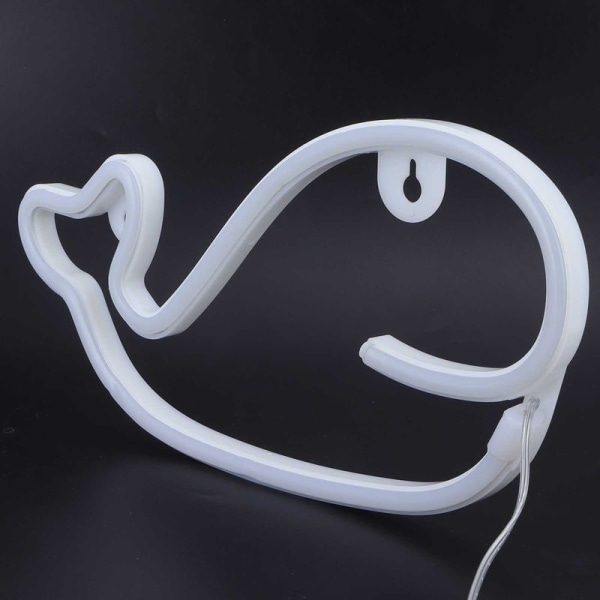 Neon Lys Hval Form LED Neon Skilt Lampe Hjem Soveværelse