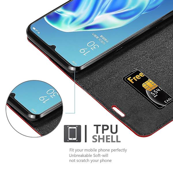Oppo A91 -kotelo - jalustatoiminnolla ja korttipaikalla