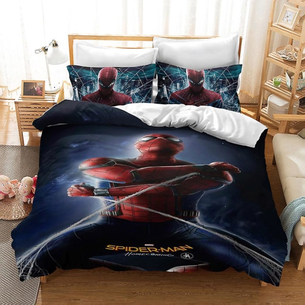 Bp10369# Bedding Kit Spider-man Collection Size Three Piece Quilt Cover