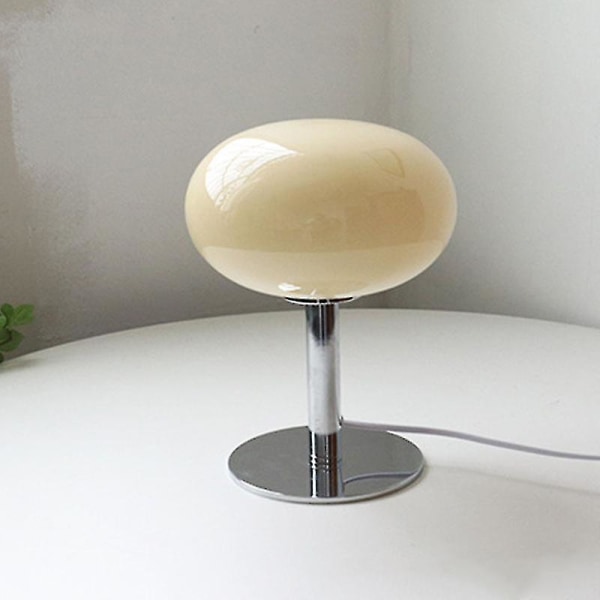 Macaron glasmålat bordslampa sovrum studie vardagsrum atmosfär äggkaka skrivbordslampa flicka sovrum säng dekor nattlampa