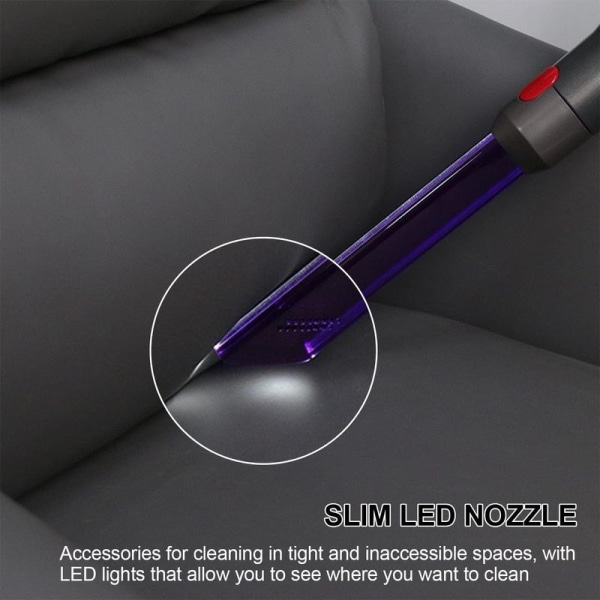 Smalt spalte munnstykke støvsuger tilbehør for Dyson V7 V8 V10 V11 V15