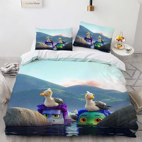 Luca-4# Luca 3D-digitaalinen painettu peittokuori kolmiosainen sarja neliosainen sarja