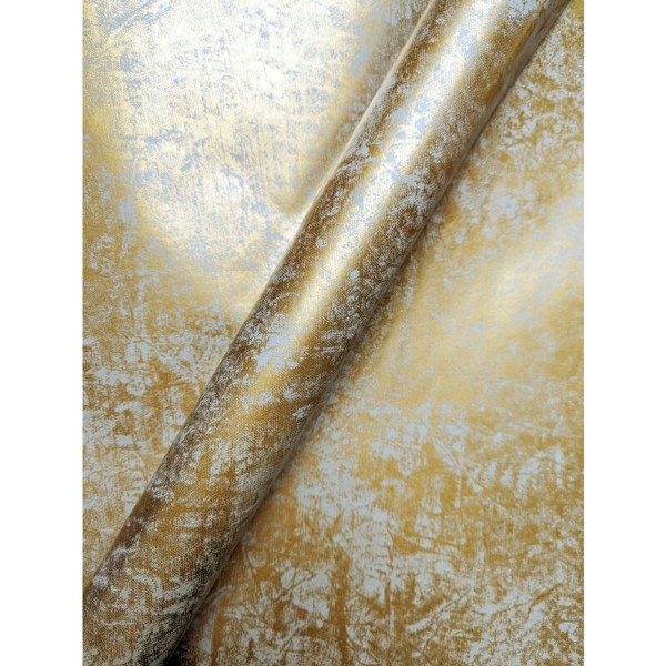 Glatt vaskbart non-woven tapet taupe gull kobber 10,0x0,53 m høykvalitets utførelse